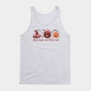 Retro Thick Thighs and Witch Vibes Tank Top